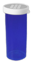 Blue Snap Cap Vials with Caps